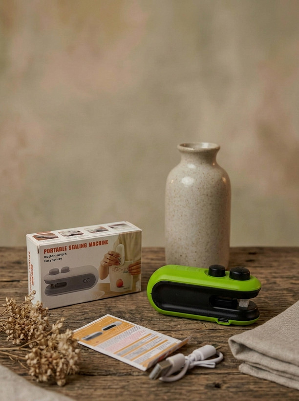 دستگاه مینی پرس دستی و حرارتی پلاستیک اورجینال مدل HY-666(مدل شارژی Portable)
