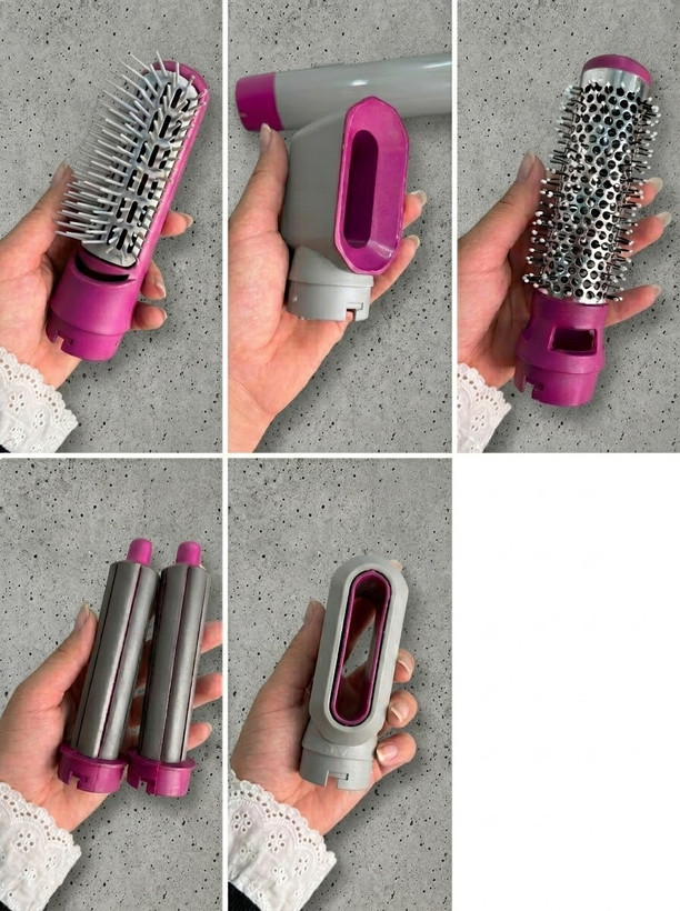 سشوار حرفه ای و حالت دهنده مو 5 کاره مدل TP-5+1 اورجینال (هیر استایلر/Hair styler)