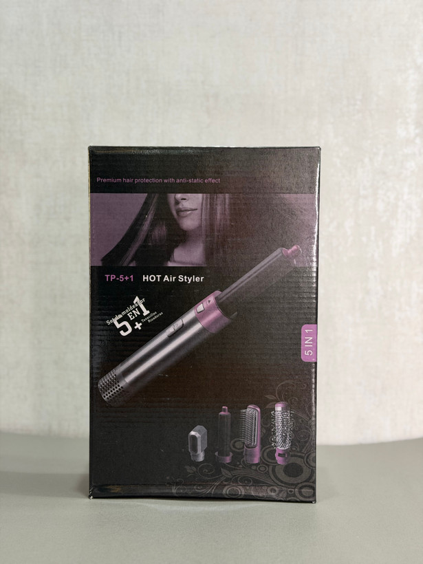سشوار حرفه ای و حالت دهنده مو 5 کاره مدل TP-5+1 اورجینال (هیر استایلر/Hair styler)