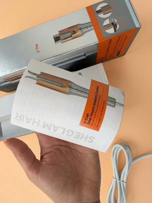 دستگاه فر کننده سریع مو شیگلم (Sheglam) One Touch اورجینال - سایز 25 و 32 میلی متر همراه با سه شاخ صورتی