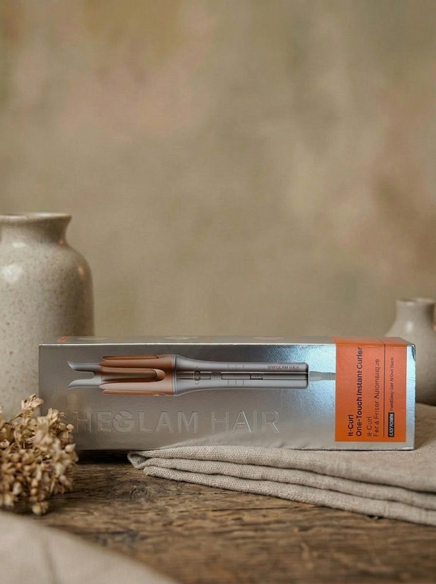 دستگاه فر کننده سریع مو شیگلم (Sheglam) One Touch اورجینال - سایز 25 و 32 میلی متر همراه با سه شاخ صورتی