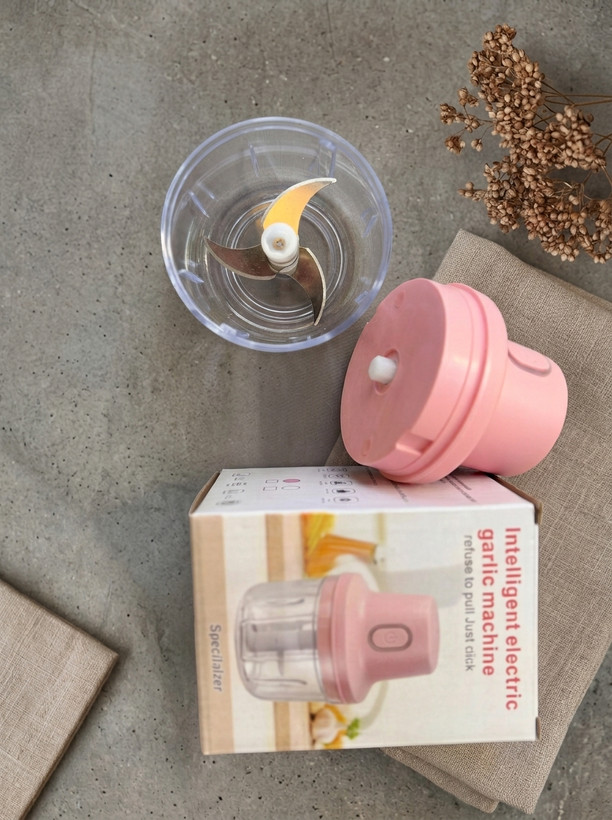 مینی خردکن برقی شارژی 3 تیغه اورجینال مدل KB010 - ویژه غذای کودک و سفر با آماده سازی سریع