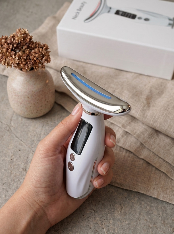 دستگاه ماساژور و لیفتینگ صورت V Shape اورجینال- زاویه سازی فک و رفع غبغب در خانه