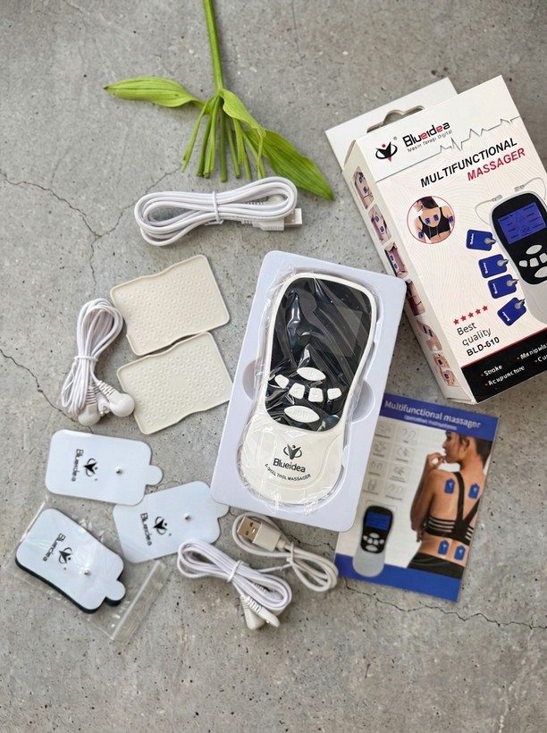 مینی دستگاه تنس عضلانی بلوآیدیا اورجینال مدل (BLD-610) - ویژه فیزیوتراپی خانگی و تسکین درد