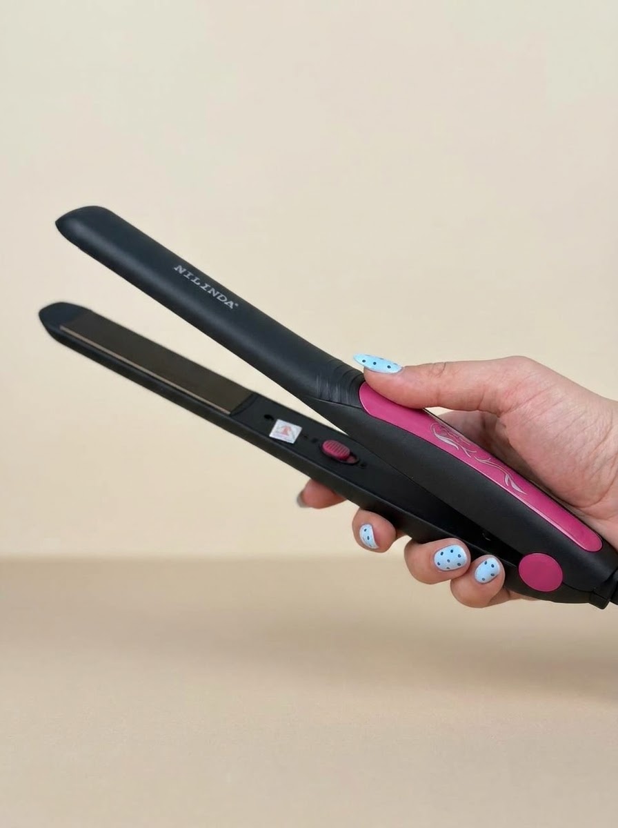اتو مو حرفه‌ای میلندا (Milenda) اورجینال مدل MD743 - حرارت 220 درجه ویژه کراتین و حالت دهی