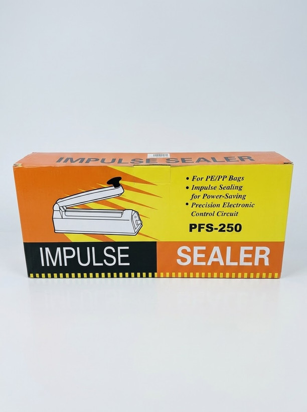 دستگاه پرس حرارتی دوخت پلاستیک ایمپالس سیلر (Impulse Sealer) اورجینال مدل PFS-250 - طول ۲۵ سانتی متر